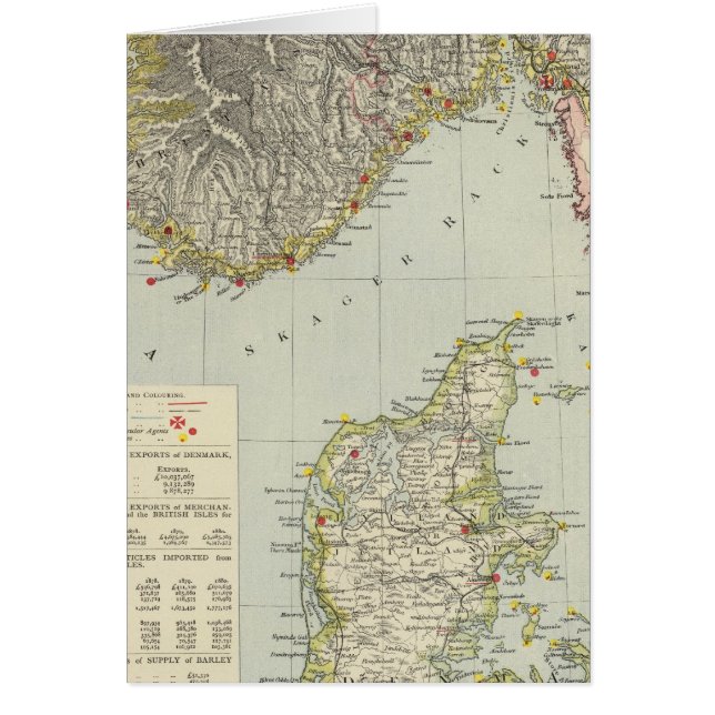 Denemarken, Zuid-Noorwegen (Voorkant)