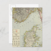 Denemarken, Zuid-Noorwegen Briefkaart (Voorkant / Achterkant)