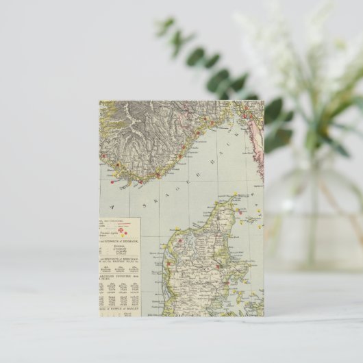 Denemarken, Zuid-Noorwegen Briefkaart (Staand voorkant)