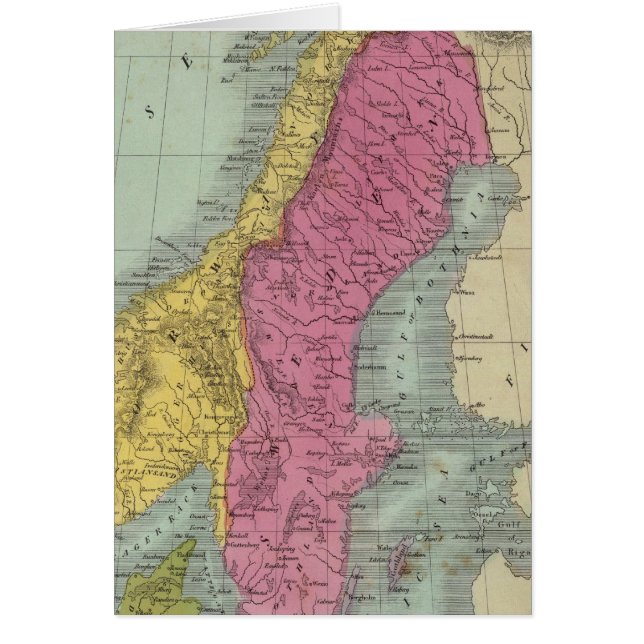 Denemarken Zweden en Noorwegen (Voorkant)