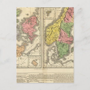 Denemarken, Zweden en Noorwegen Briefkaart