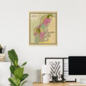 Denemarken, Zweden en Noorwegen Poster (Thuiskantoor)