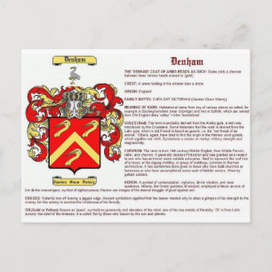Denham (betekenis) briefkaart