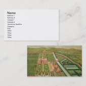 Denham Place, Buckinghamshire, c.1695 (olie op can Visitekaartje (Voorkant / Achterkant)