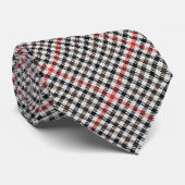 Denholm District Tweed Schachbrekpatroon Stropdas (Opgerold)