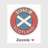 Denholm, Scotland Sticker (Vel)