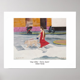 Denia, Spanje kunst Poster