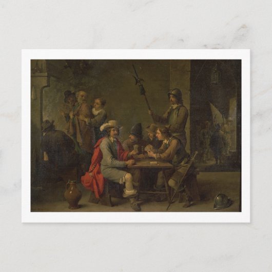 Denial of St. Peter, 1646 (olie op canvas) Briefkaart (Voorkant)