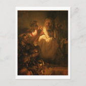 Denial of St. Peter, 1660 (olie op canvas) Briefkaart (Voorkant)