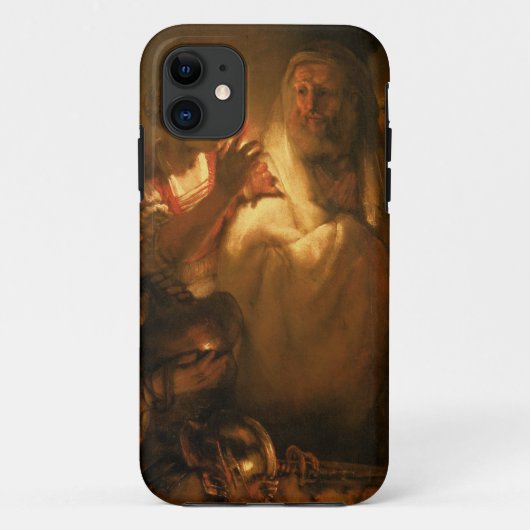 Denial of St. Peter, 1660 (olie op canvas) Case-Mate iPhone Case (Achterkant)