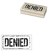 Denied Geannuleerd houten rubberstempel voor kanto (Gestempeld)