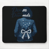 Denim And Diamonds Bow Ladies Girls Jeans Women  Muismat (Voorkant)