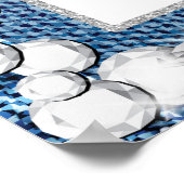 Denim and Diamonds Photo Booth Lijst Prop Poster (Hoek)