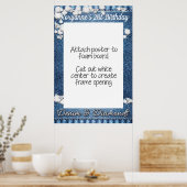 Denim and Diamonds Photo Booth Lijst Prop Poster (Keuken)