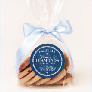 Denim and Diamonds Sticker