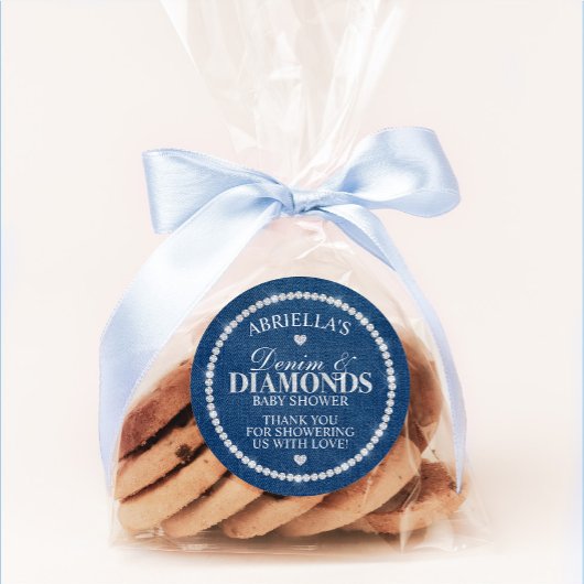 Denim and Diamonds Sticker