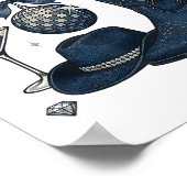 Denim And Diamonds Western Fashion Boots Bling Rod Poster (Hoek)