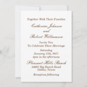 Denim and Leather Western Belt Invitation Sjabloon Kaart (Achterkant)