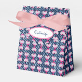 Denim and Stropdas Dyed Hearts Favor Box Bedankdoosjes (Voorkant Zijde)