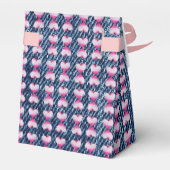 Denim and Stropdas Dyed Hearts Favor Box Bedankdoosjes (Achterkant)