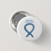 Denim Awareness Ribbon Art Custom Button Pins (Voorkant /achterkant)