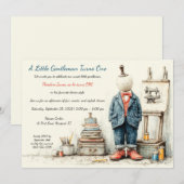 Denim Baby 1e verjaardag & parfum schets Kaart (Voorkant / Achterkant)