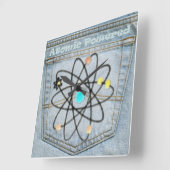 Denim Back Pocket "Atomic Powered" klok (Hoek)