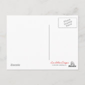 Denim Back Pocket Flower Peace Love Post Kaart (Achterkant)