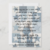 Denim Bear Invitation Kaart (Voorkant)