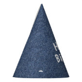 Denim Birthday Gefeliciteerd Feesthoedjes (Links)