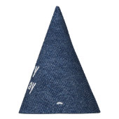 Denim Birthday Gefeliciteerd Feesthoedjes (Rechts)