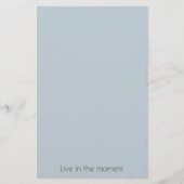 Denim blauw briefpapier (Voorkant)