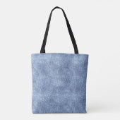 Denim Blauw Denim Patroon Tote Bag (Achterkant)