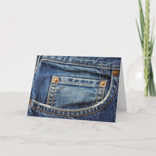 Denim - Blauw Jean Pocket Kaart