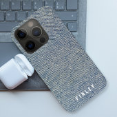  denim blauw spijkerbroek look Case-Mate iPhone case