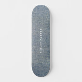  denim blauw spijkerbroek look persoonlijk skateboard (Voorkant)