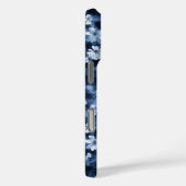 Denim Blauwe Bloemen Case-Mate iPhone Case (Achterkant / Rechts)