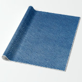 Denim blauwe jeans cadeaupapier (Uitgerold)