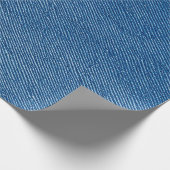 Denim blauwe jeans cadeaupapier (Hoek)