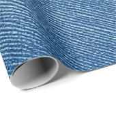 Denim blauwe jeans cadeaupapier (Rol Hoek)