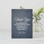 denim , blauwe jeans , cowboy , western dank je ka kaart (Staand voorkant)