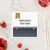 denim, blauwe jeans, cowboy, western servet (Insitu)