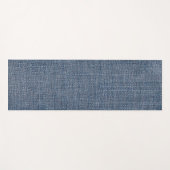 Denim blauwe jeans stof yogamat (Voorkant (horizontaal))