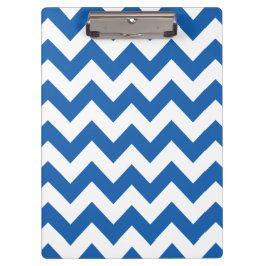 Denim Blue Bold Chevron Klembord