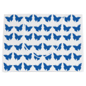 Denim Blue Bold Mod Butterflies Groot Cadeauzakje (Voorkant)