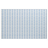 Denim Blue Bold Mod Go Girls Stof (Yard (91,4 cm))