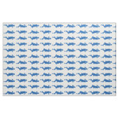 Denim Blue Bold Mod Go Girls Stof (Fat Quarter)