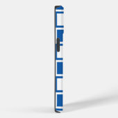 Denim Blue Bold Mod Squares Case-Mate iPhone Case (Achterkant / Rechts)