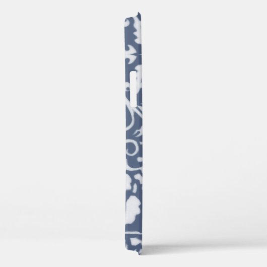 Denim Blue Bunny Rabbit Woodland Floral Case-Mate iPhone Case (Achterkant / Rechts)