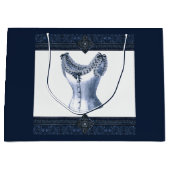 Denim Blue  Bustier Groot Cadeauzakje (Voorkant)